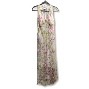 California Krush maxi dress sheer with lining size 8 dry clean recommended